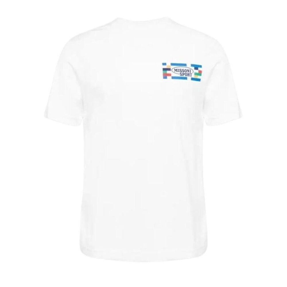 Missoni Mens Short-Sleeved T-Shirt / White